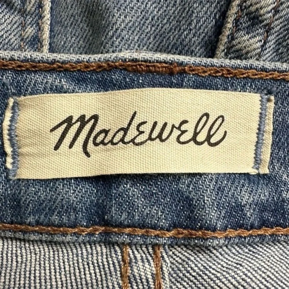 Madewell Women's Perfect Vintage Jean Size 25 Blue‎ Distressed Denim High Rise